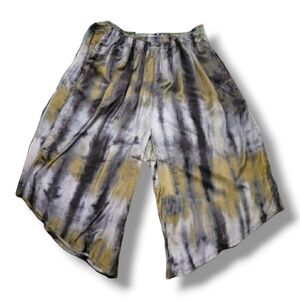 AA Handmade Silky Tie-Dye Gypsy Pants - Size Medium